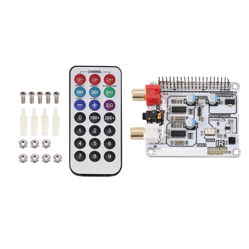 

New Volumio Moode Accessory Component For Raspberry Pi DAC Raspberry Pi 4B+ HIFI Dual Decoding DAC I2S