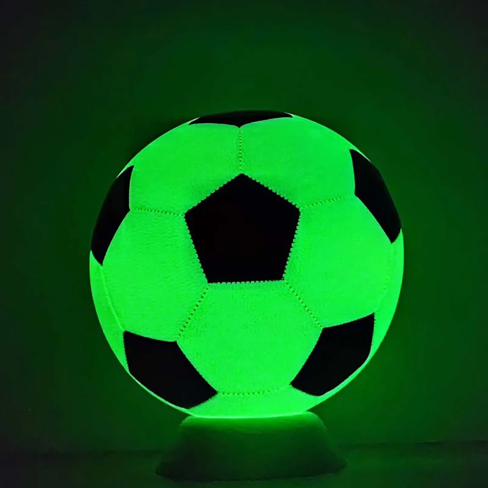 Glowing Size 5 Durable Soccer Ball for Indoor and Outdoor Training and Competition