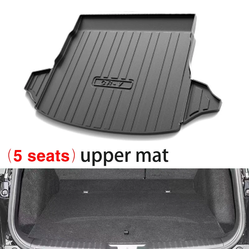 Tappetini per bagagliaio per Honda CR-V CRV CR V RS MK6 2023 2024 2025 TPE tappetini per bagagliaio posteriore impermeabili vassoio tappeti accessori Auto - Image 3