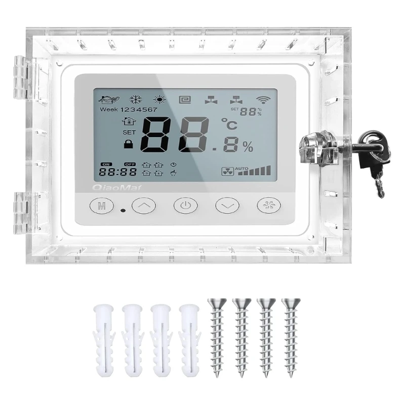 

Clear Large Thermostat Guard for Thermostat on Wall,Thermostat Guard Cover
