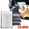 Double Side Car Interior Scrubbing Sponge for Leather Interior Car Wash Pad No Scratch Car Microfiber Scrubbing Sponge 1