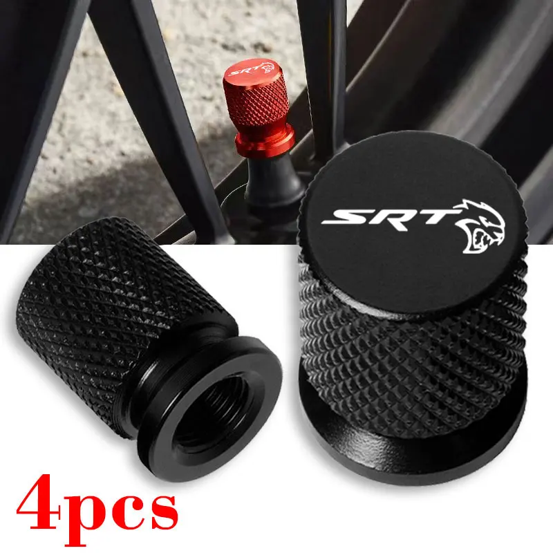 Tire Valve Caps for Charger Challenger Srt Sxt Caliber Journey Caravan Magnum Car Wheel Tire Valve Caps Tyre Stem Covers Airdust Waterproof