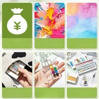 12/24 Color Watercolor Paint Set, 5ml, waterproof portable art rich pigment, suitable for DlY, painting, oil painting, canvas 5