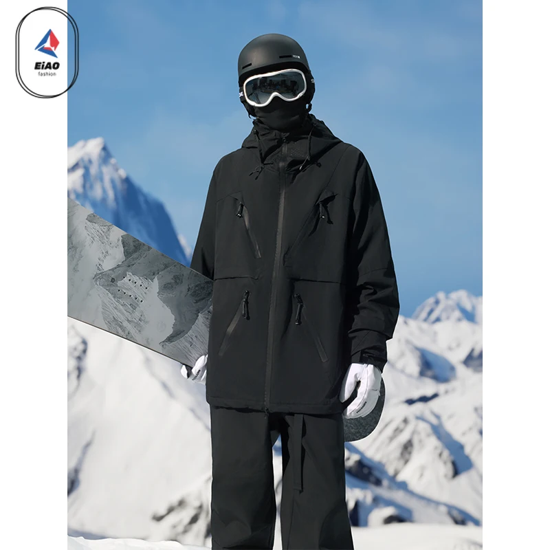 Waterproof Windproof Thermal Ski Jacket Pants Set for Men Women Snowboarding Mountaineering Outdoor Sports Winter Sports Suit
