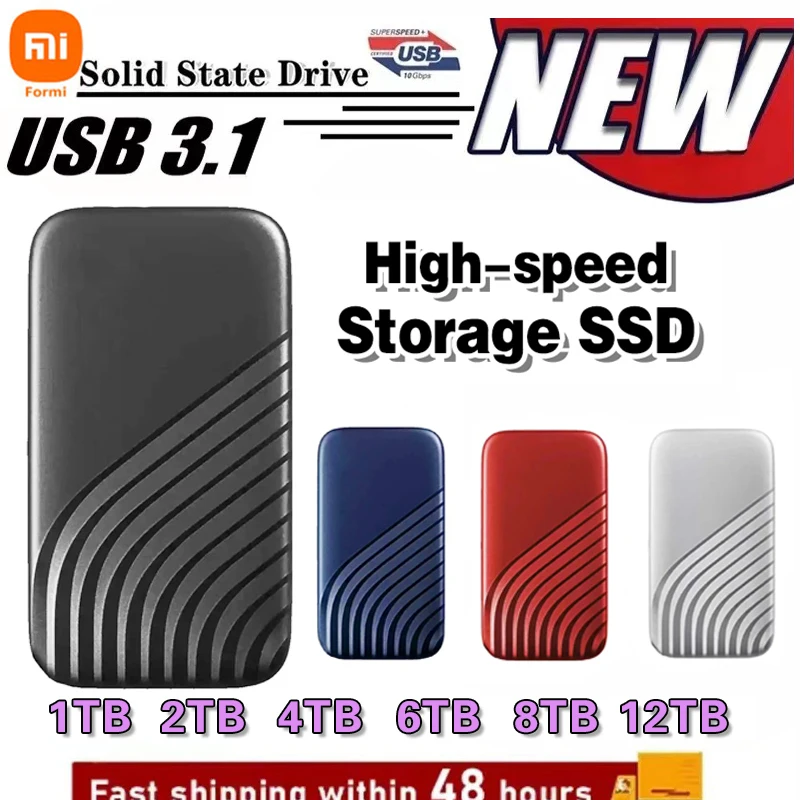 Per Xiaomi Disco Rigido Ssd Originale 64Tb 32Tb 16Tb 8Tb 4Tb 2Tb Disco Rigido Esterno Ssd Dischi Rigidi Da 2.5 Pollici Per Ps5 Laptop Desktop