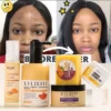 AILKE Organic Turmeric Skin Care Set, Reduce Acne, Cleaning Skin, Exfoliation, Whiten Skin, Even Skin Tone, Improve Dry Skin 3