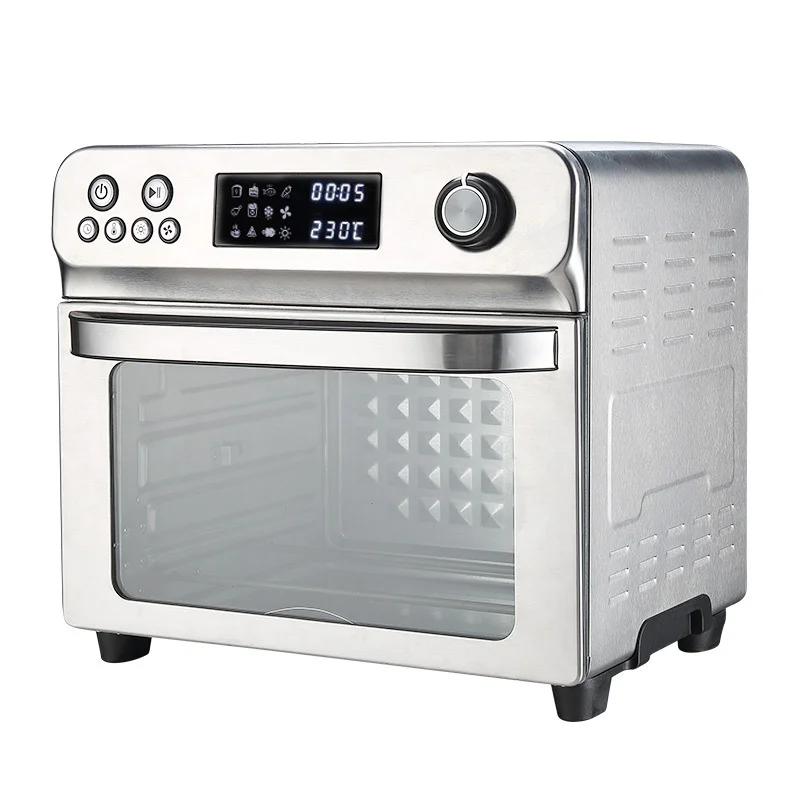1700W Automatic Intelligent Multi Functional Mechanical Control Stainless Steel Electric Air Fryer Oven 2