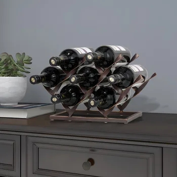 porte bouteille metal spirales industriel