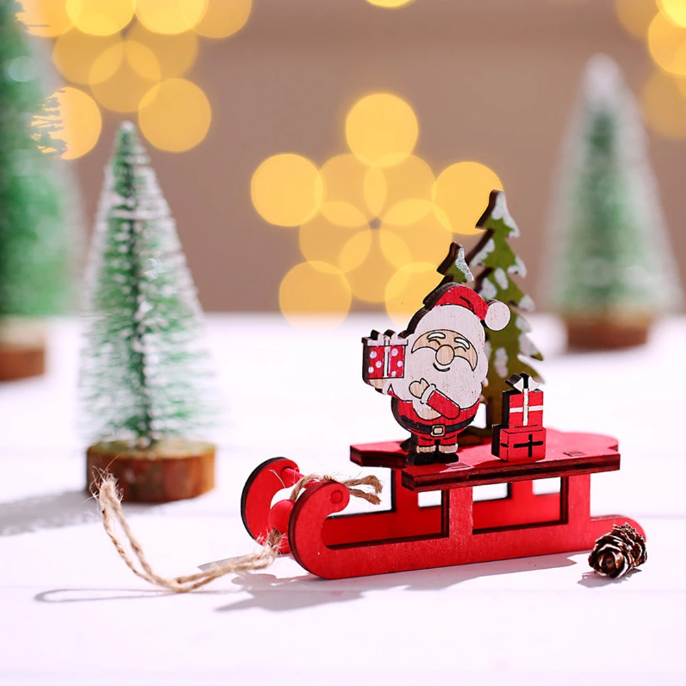 Accessoire en bois ' Creativ Company' Camion avec arbre de Noël - La Fourmi  creative