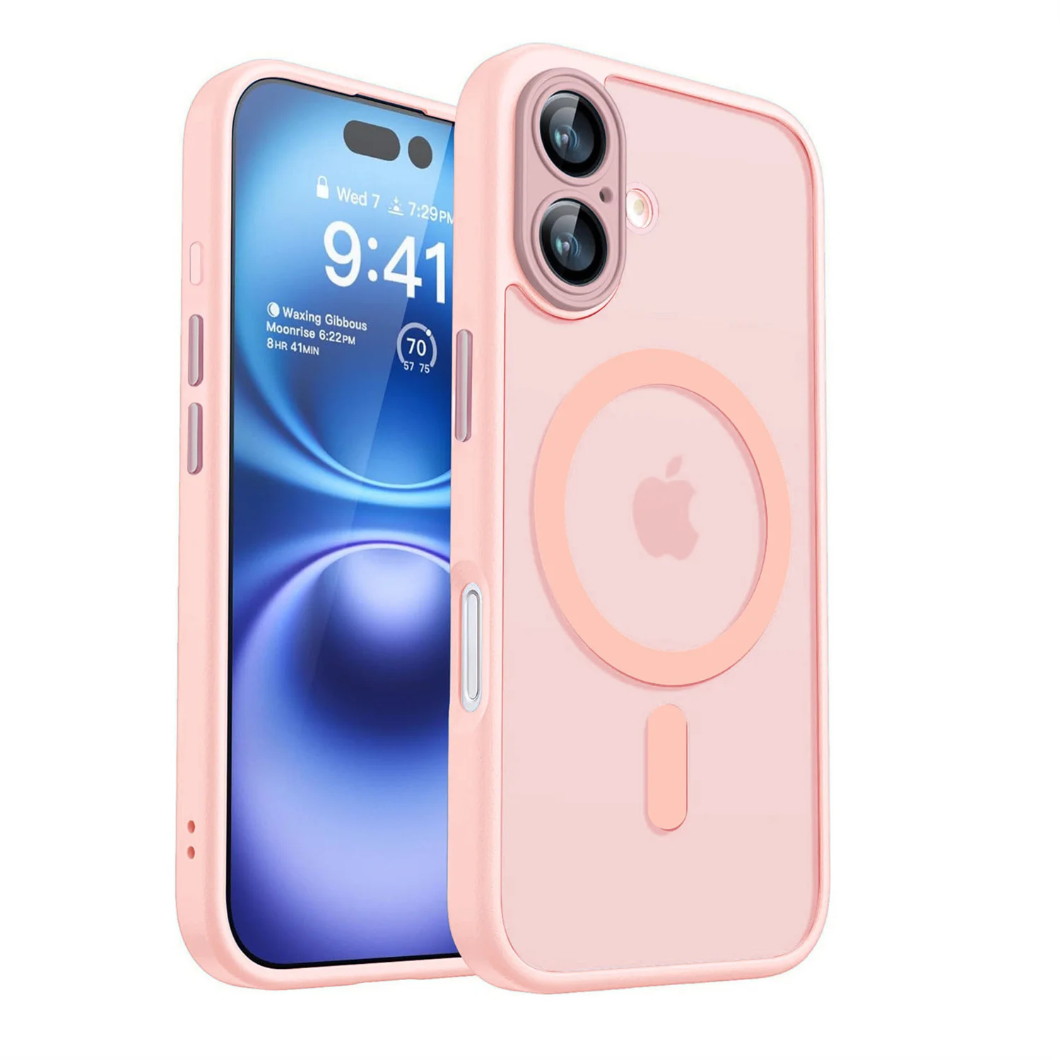 Magnetic Luxury Matte Translucent Armor Shockproof Case with Magsafe Compatibility
