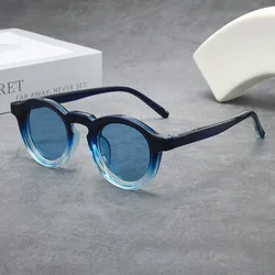 Vintage - Inspired High - End Small Frame UV Sunglasses - Men's Fashion Travel Accessory (S)