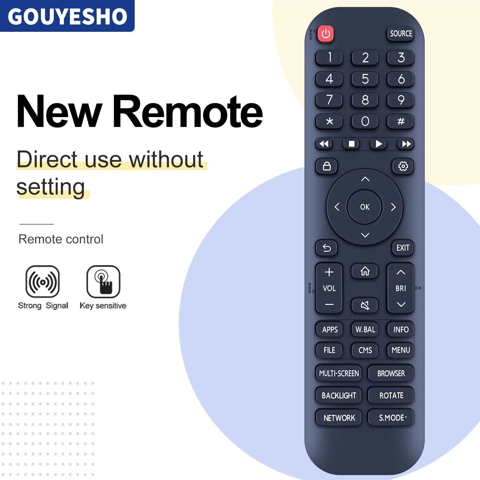 Nuovo Telecomando En2As30H Per Hisense Smart Tv