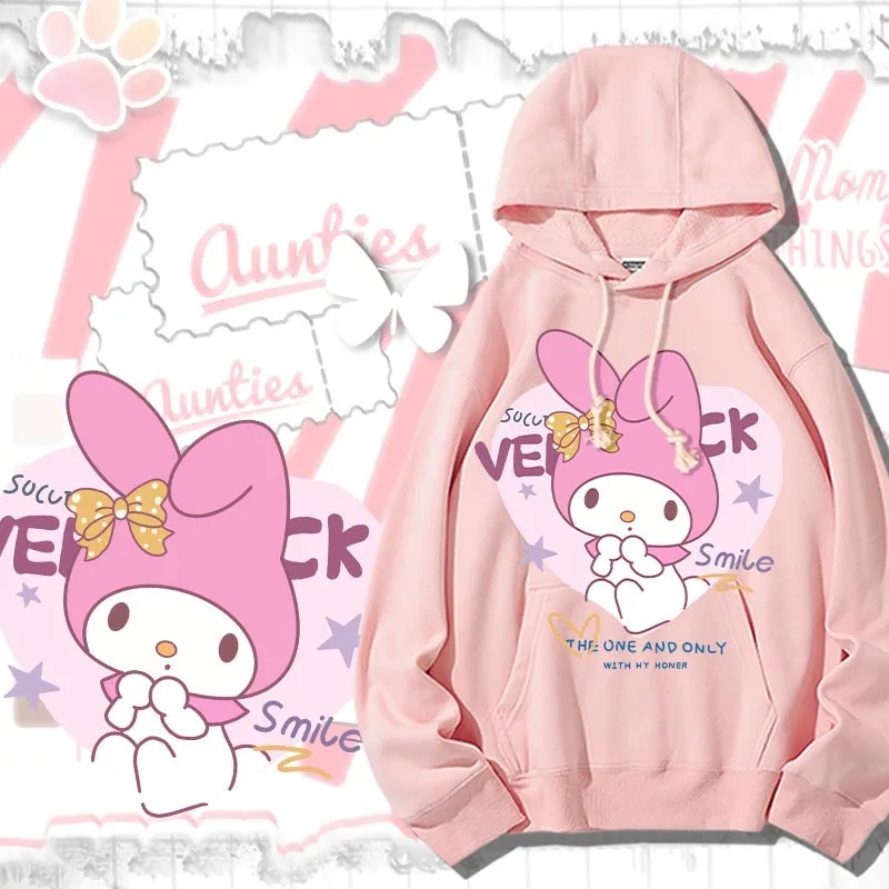 

Sanleo Joint Hoodie Women's Hoodie Coat Japanese Cartoon Yugui Dog Kulomi Top Set Thin Style Everything