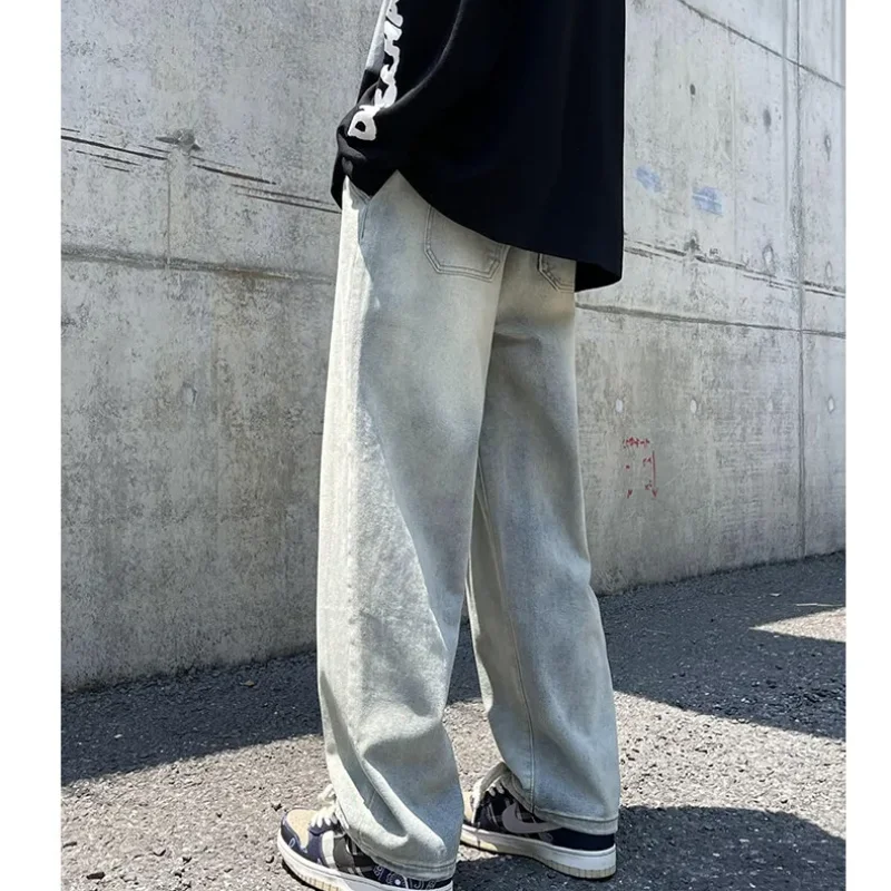 Men's Clothing Temperament Commuting Autumn Winter New Fashion Drawstring Splicing Pockets Casual Versatile Solid Color Pants