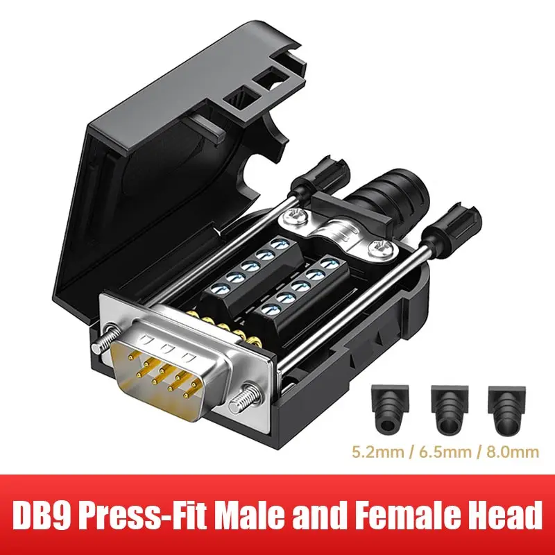 4 Adattatori DB9 RS232 Senza Saldatura - Connettori Femmina 9 Pin Per Breakout - Foto 14