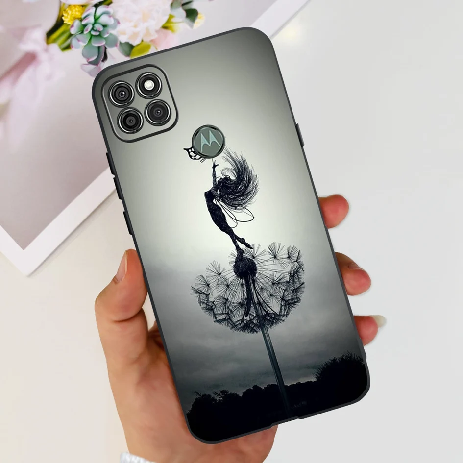 Cute Panda Cartoon Black Silicone Phone Case