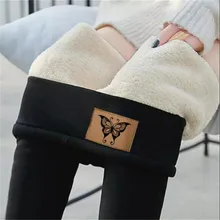 

Women Winter Warm Leggings High Waist Pants Velvet Thick Legging For Women Stretch Thicken Legging