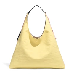 Stylish Women's Tote Bag - Casual Shoulder Handbag with Spacious Design (Yellow)