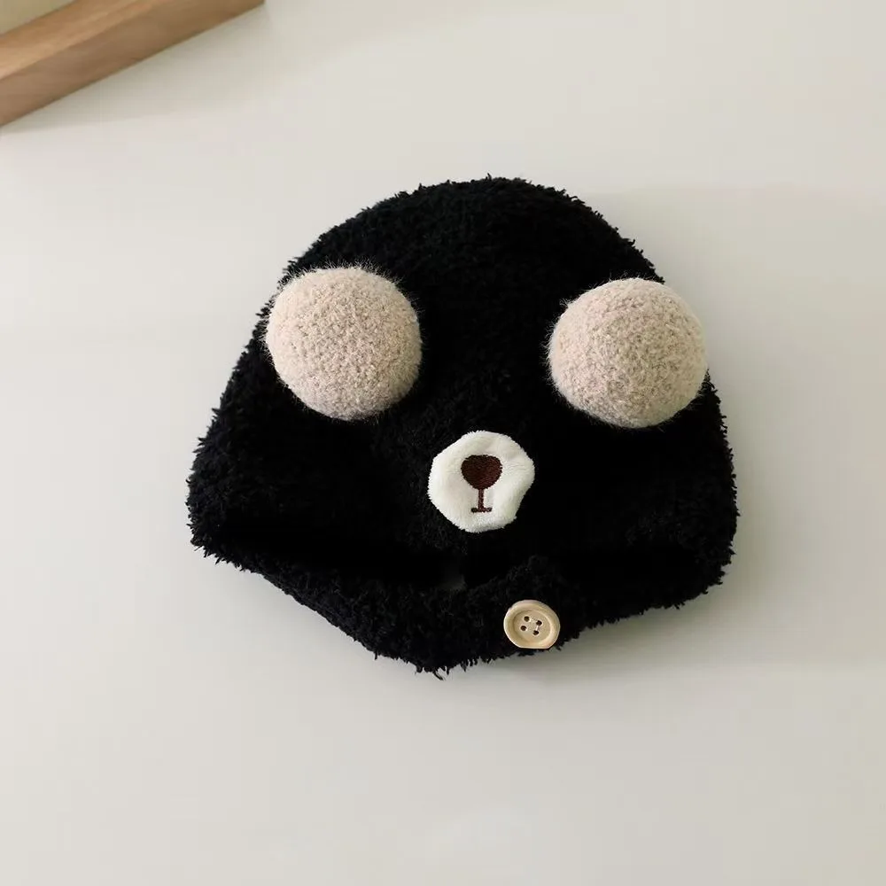 Polyester Winter Warm Knitted Newborn Beanie Hat