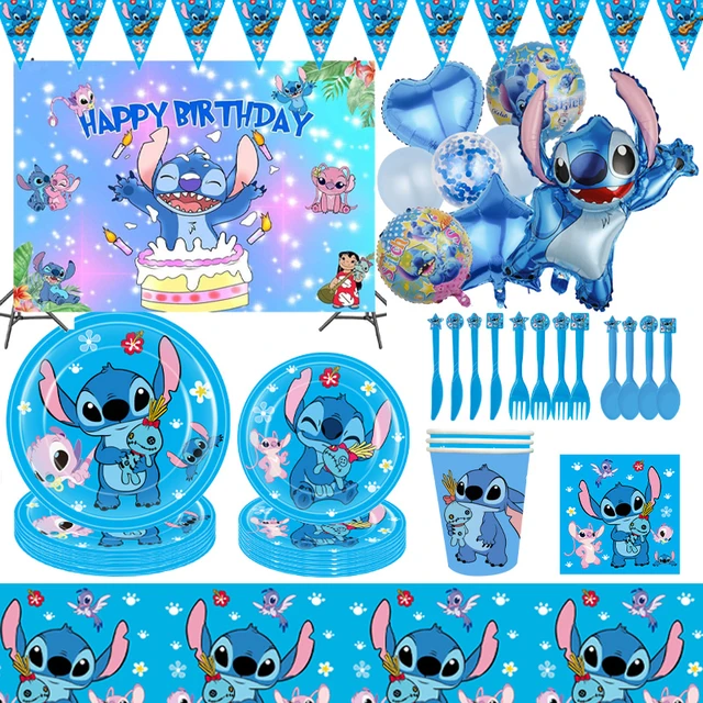 Stitch Disney Birthday Party Decorations  Lilo Stitch Birthday Party  Decorations - Disposable Party Tableware - Aliexpress