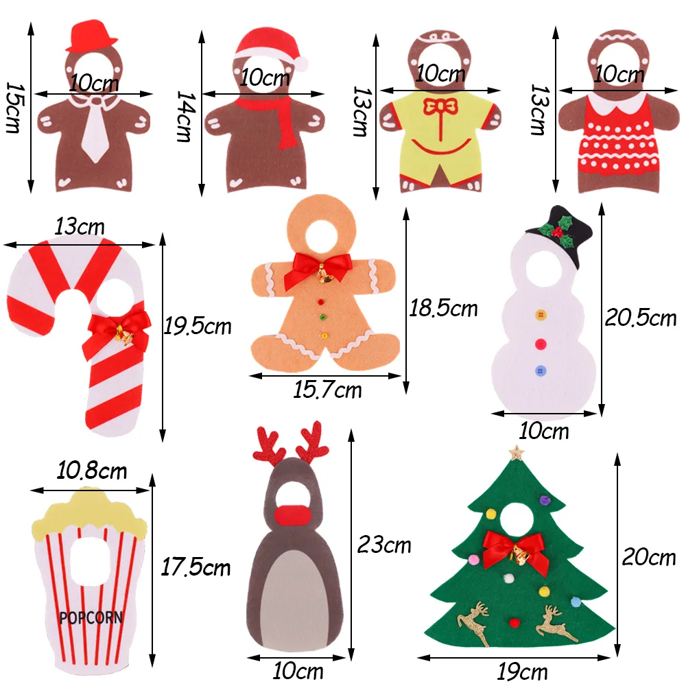 Doll Clothes For 30Cm Elf Doll&Barbis Doll Christmas Accessories Snowman Christmas Tree Santa Claus Children Nonwovens Toys Gift 3