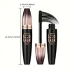 Waterproof 4D Mascara Thick Long Smudge-proof Plump Encrypted Long-lasting Curling Large Eye Makeup, Makeup Tools 5