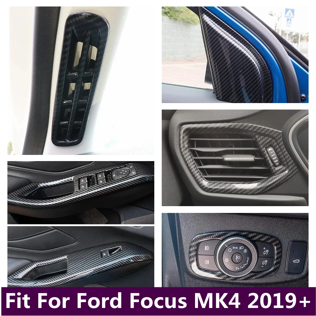 

Window Lift Button / Air Conditioner Vent AC Outlet / Head Light Lamp / Pillar A Cover Trim Fit For Ford Focus MK4 2019 - 2024