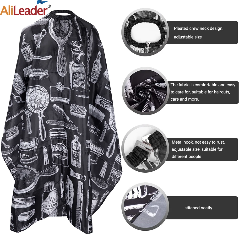 Utilização Beca Professional Barbearia Pattern Avental Cabeleireiro  Barbeiro Beleza Cape - China Fashion Cape e Barbeiro Cape preço