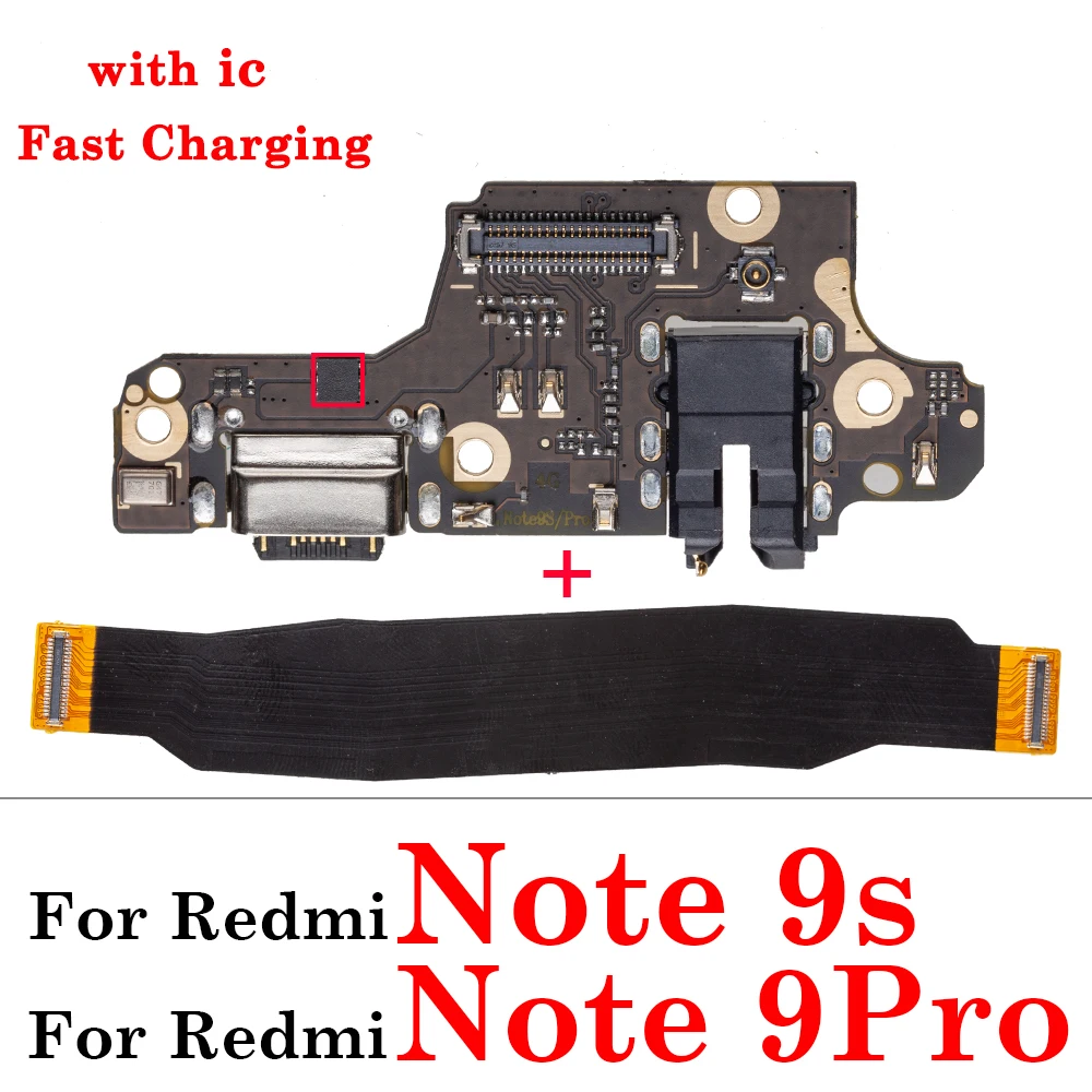 USB Charger Flex Cable For Xiaomi Redmi 8 8A 9 Note 8 8T 9 10 10X 10S 11 11S Poco F1 F2 M4 X4 Pro 5G