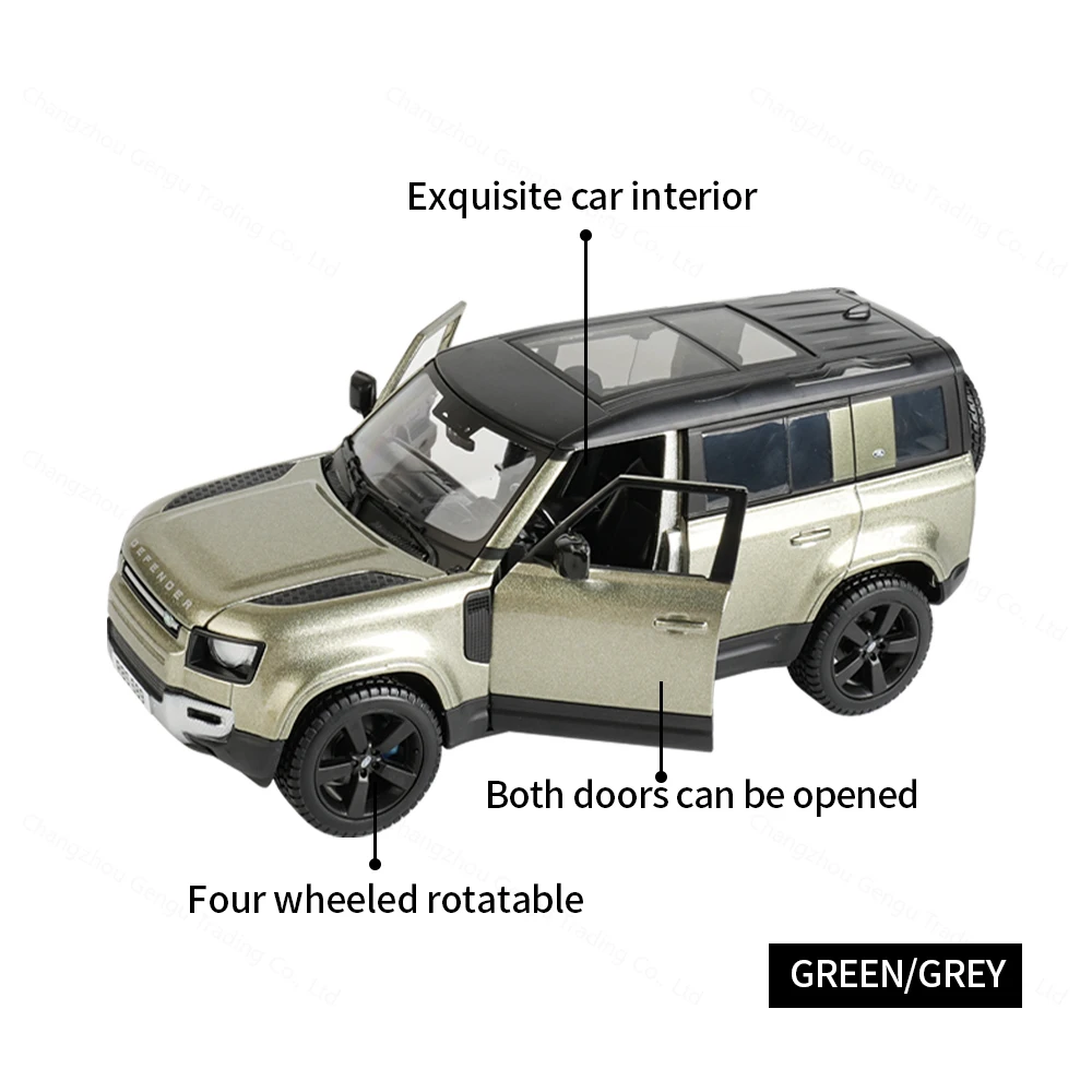 Bburago 1:24 2022 ランドローバー ディフェンダー 110 静的ダイ