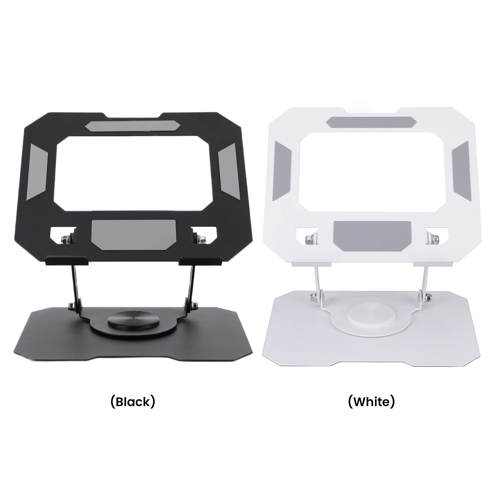Foldable Laptop Riser Adjustable Portable Tablet Stand 360 Degree Rotatable Laptop Desktop Stand for Ipad Pro/Air/Mini