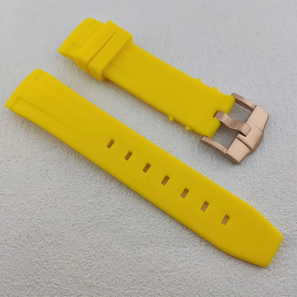 Premium Rubber Watch Strap 22mm Replacement Bracelet - Durable and Comfortable Watch Accessory