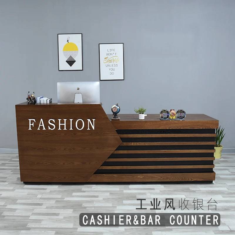 Information Reception Counter Checkout Store Bakery Reception Counter Grocery Beauty Bar Meuble Comptoir Furniture Office grocery box latch glove box buckle beige car accessories for toyota glove box tool l r plastic car brand new none