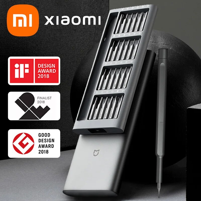  New Original Xiaomi Mijia Precision Screwdriver Set with 24PCS Screw Head Manual Tool Multifunction Equipment Phone PC Repair 