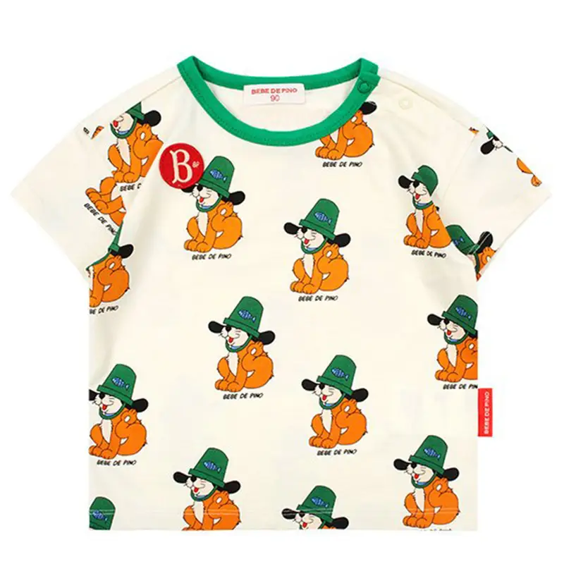 2026 Summer Baby Boys Printed Cotton T Shirts + Shorts Pants Suits Kids Clothes Girls Dress Cartoon Dogs Tank Top Trousers 2-9Y - Image 4