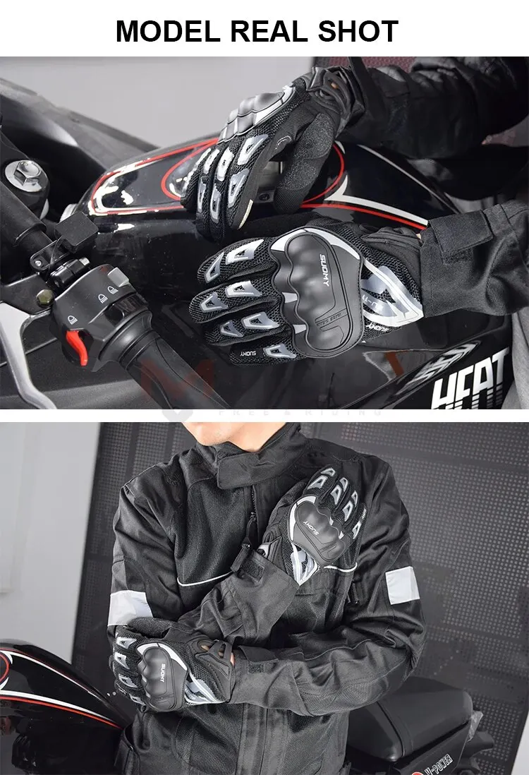 Motorcycle Gloves Summer Mesh Breathable For Men Women Touch Screen Motocross