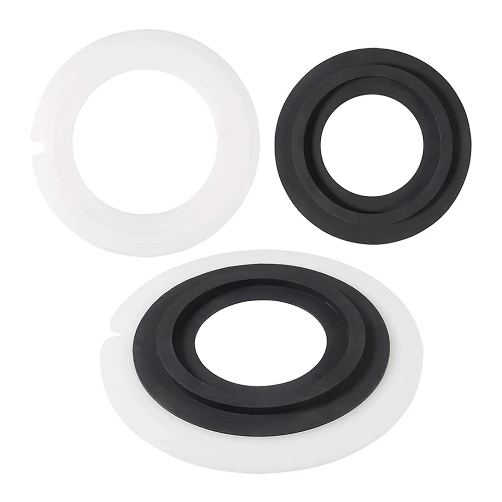 2pcs/kit 385311462 & 385310677 Toilet Flush Ball Rubber Sealing Rings for RV Dometic Sealand 110 111 210 510 VacuFlush 168 606