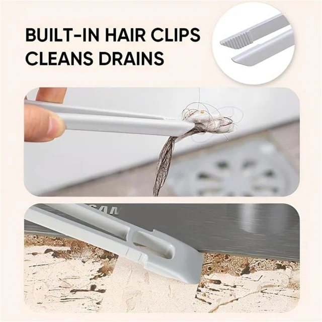 Effortlessly Clean Hard-to-Reach Areas with the Multifunctional Crevice Cleaning Brush