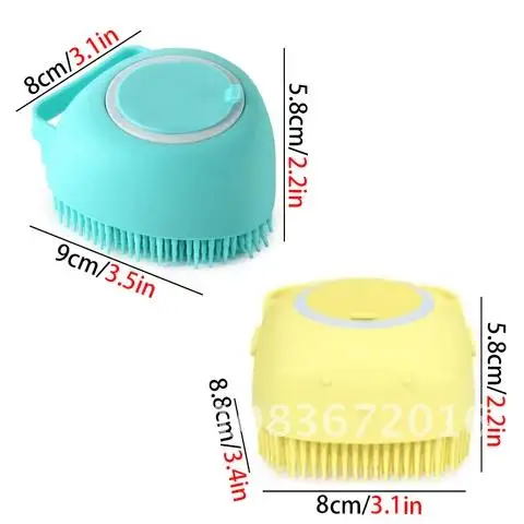 

Household Cleaning Brush Soft Safety Silicone Bathroom Multifunctional Bath Brush Big Dog Cat Bath Massage Gloves Brush