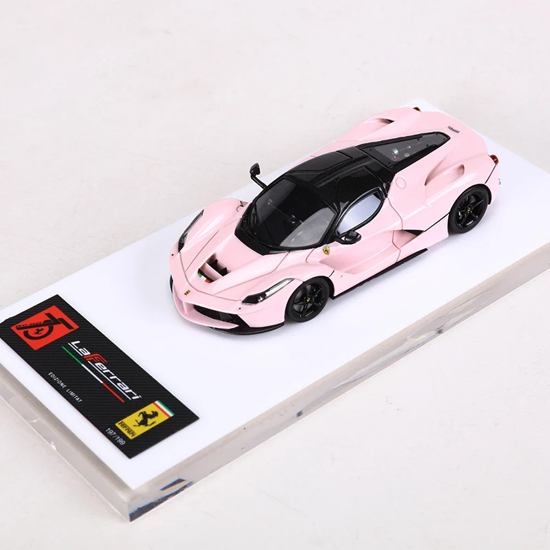 世界限定199台 DMH 1/64 Ferrari LaFerrari DMH 1:64 Lafa Pink Resin Model Car Limited Edition 199