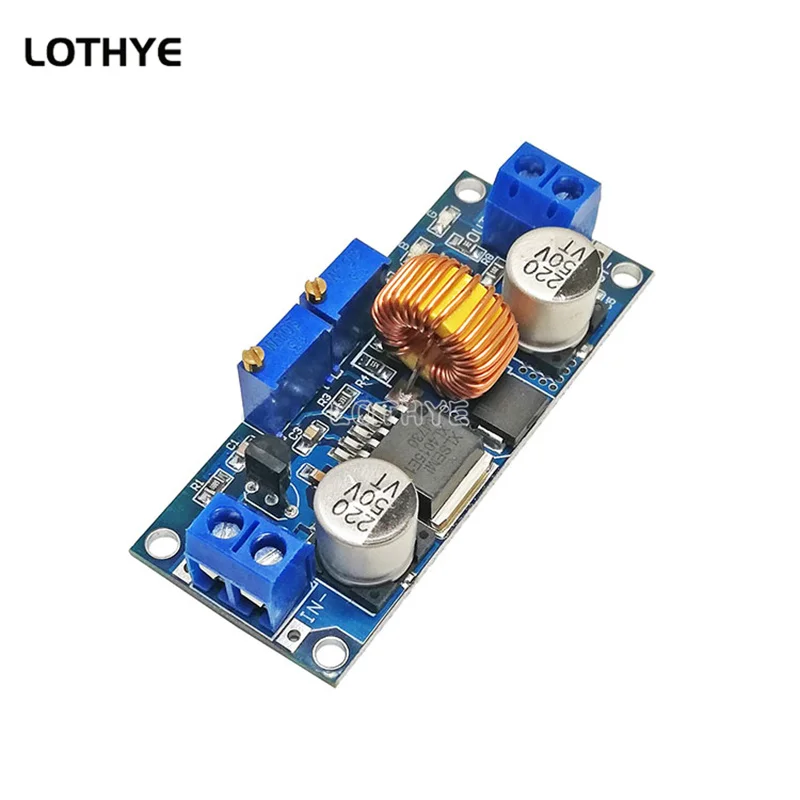 Constant Current and Constant Voltage High Current 5A Li ion Battery Charging LED Drive Buck Module Stabilizer energy modules