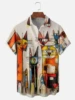Abstract Cartoon Animal Men's Shirt 3D Print Quick Dry Short-sleeved Tops Summer Casual Men's Clothes Street fashion Shirts 3