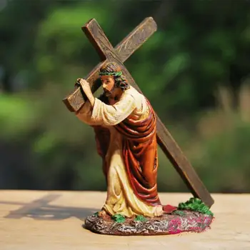 Crucifix Jesus Resin Statue 1