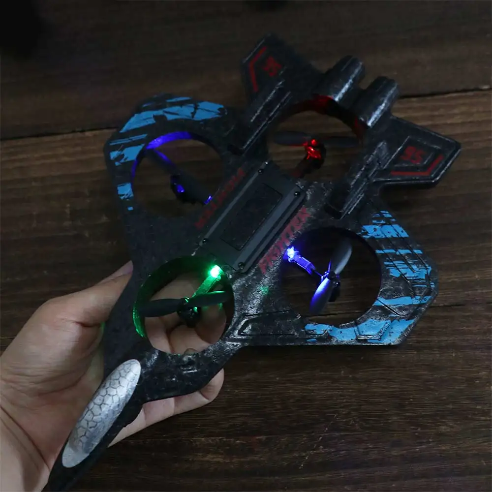 EPP Foam Remote Control Foam Fighter Gravity Sensing 2.4G Stunt Glider Flying Helicopter Durable Rechargeable
