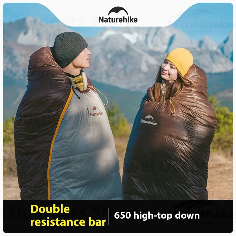 Naturehike Snow Bird-7 Mサイズ Naturehike Snowbird 7 2 Sleeping Bag Mummy Down Ultralight 4