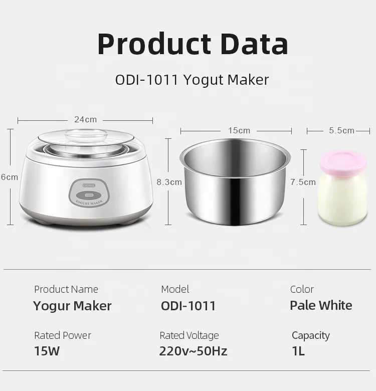 Hot Style Cheap Home Use Electric Yogurt DIY Maker