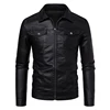 TRAF Men's Leather Garment Tailored Silhouette Rust-Resistant Zippers Exquisite Leather Craftsmanship Ideal for Upscale Events
