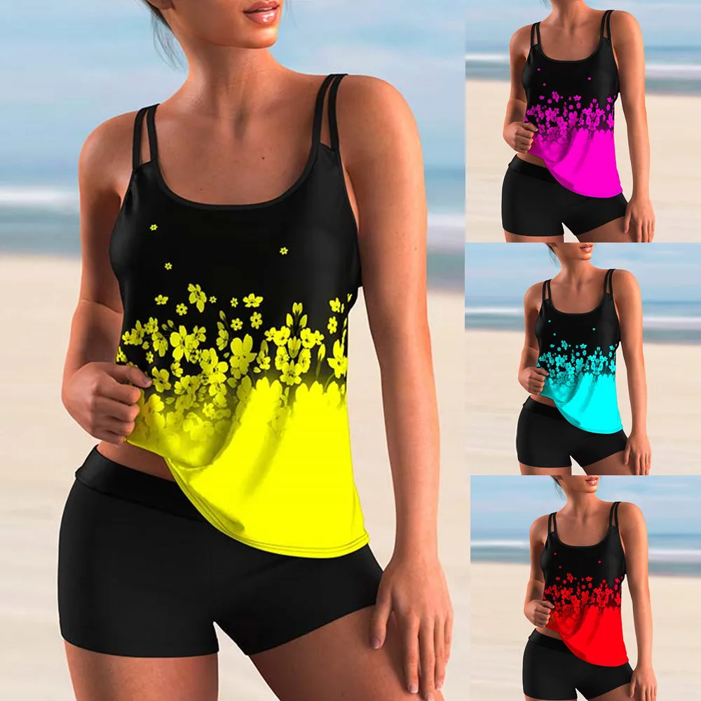 Women Bathing Suits Bikini Set of Large sized Split Body Swimsuits with