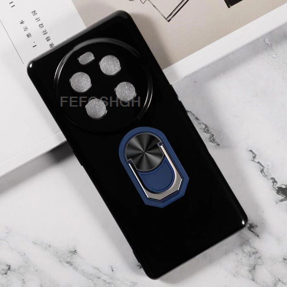Premium 6.67” Back Ring Holder TPU Soft Silicone Phone Case, Enhanced Grip & Protection