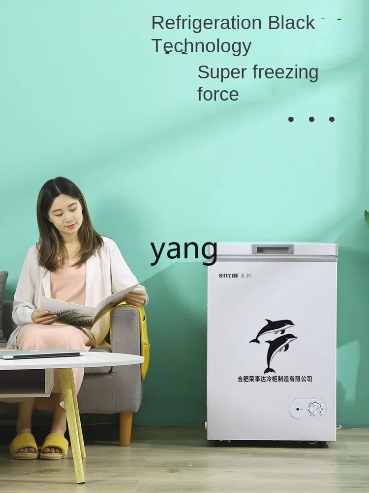 L'm'm Household Large Capacity Commercial Freeze Storage Class I Energy-Saving Mini Freezer
